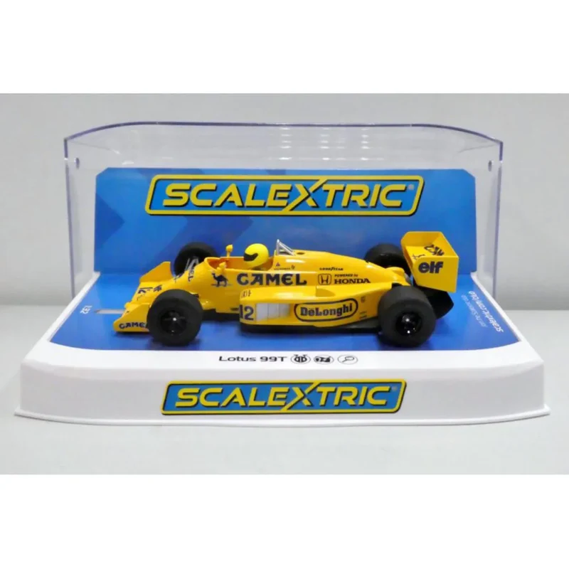 Auto zu Rennbahn Scalextric - Lotus 99T - Monaco GP 1987 - Ayrton Senna