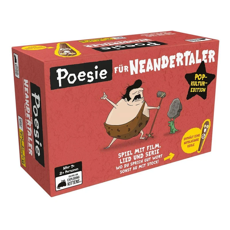 Popkultur-Edition - Poesie für Neandertaler, deutsch