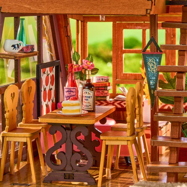 DIY Miniature House - A-Frame Cabin