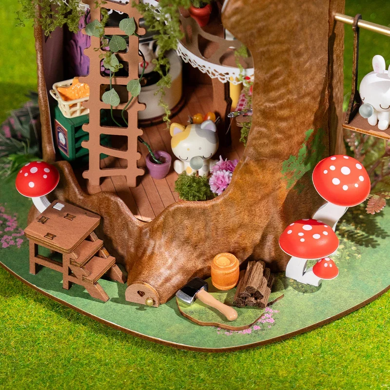 DIY Miniature House - Fairytale Tree House (Wood)