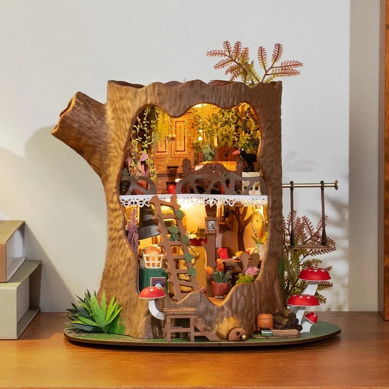 DIY Miniature House - Fairytale Tree House (Wood)