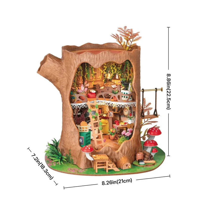 DIY Miniature House - Fairytale Tree House (Wood)