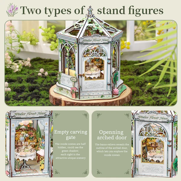 DIY Miniature House - Windsor Flower House (Wood)