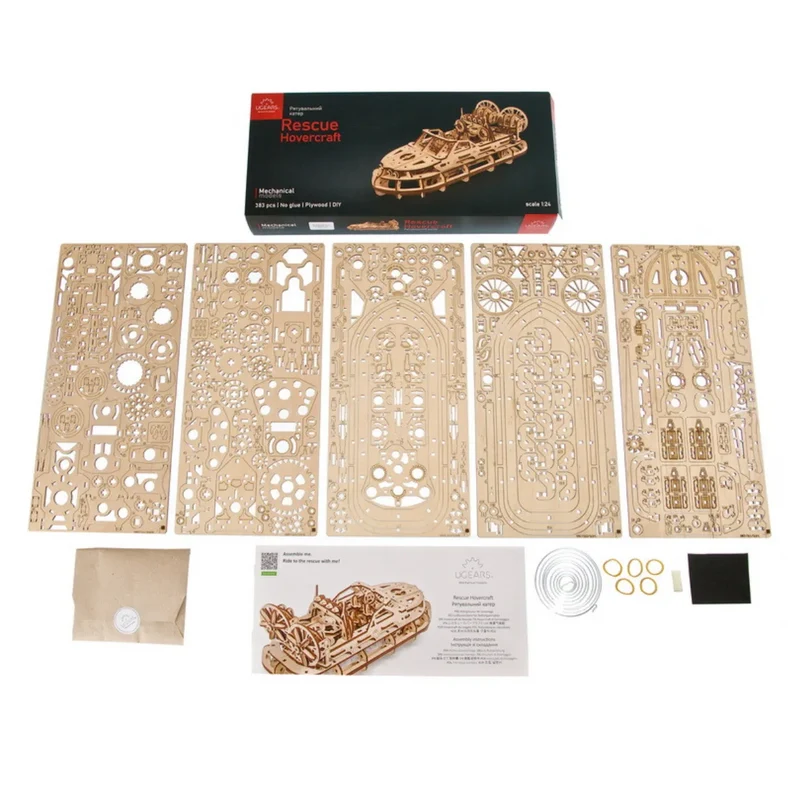 Ugears 70223 - Rescue Hovercraft - Holzbausatz