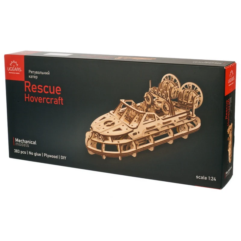 Ugears 70223 - Rescue Hovercraft - Holzbausatz