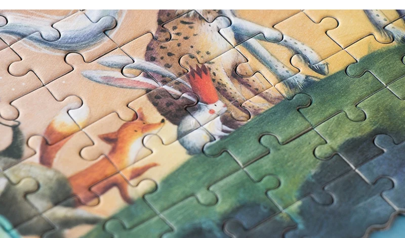 Taschenpuzzle für Kinder, 100 Teile – Mein Einhorn