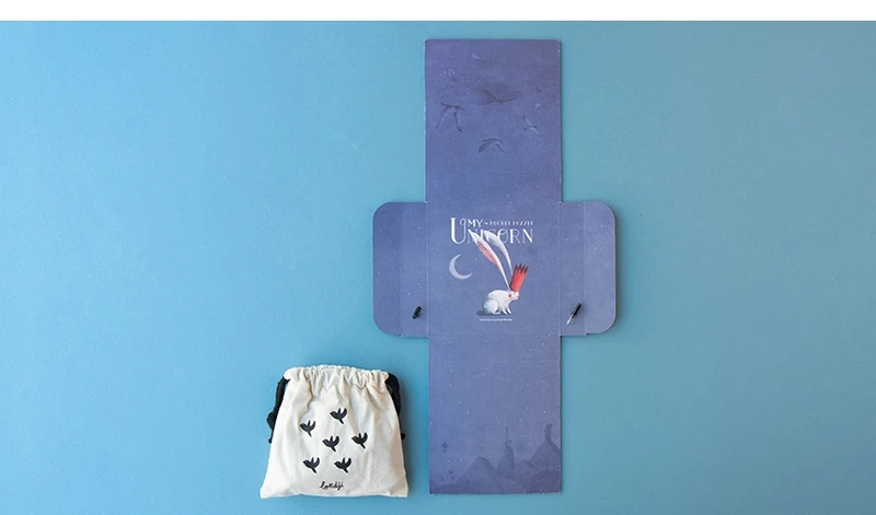 Taschenpuzzle für Kinder, 100 Teile – Mein Einhorn
