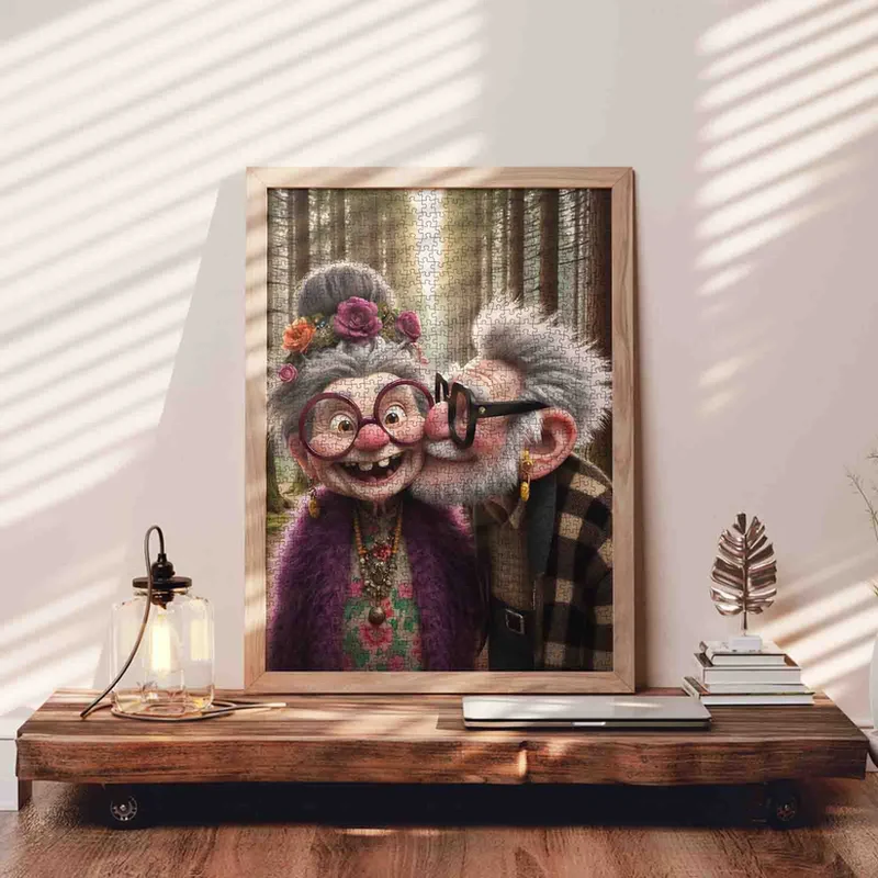 Playful Seniors - Sweet Forest Kiss (1000pcs)