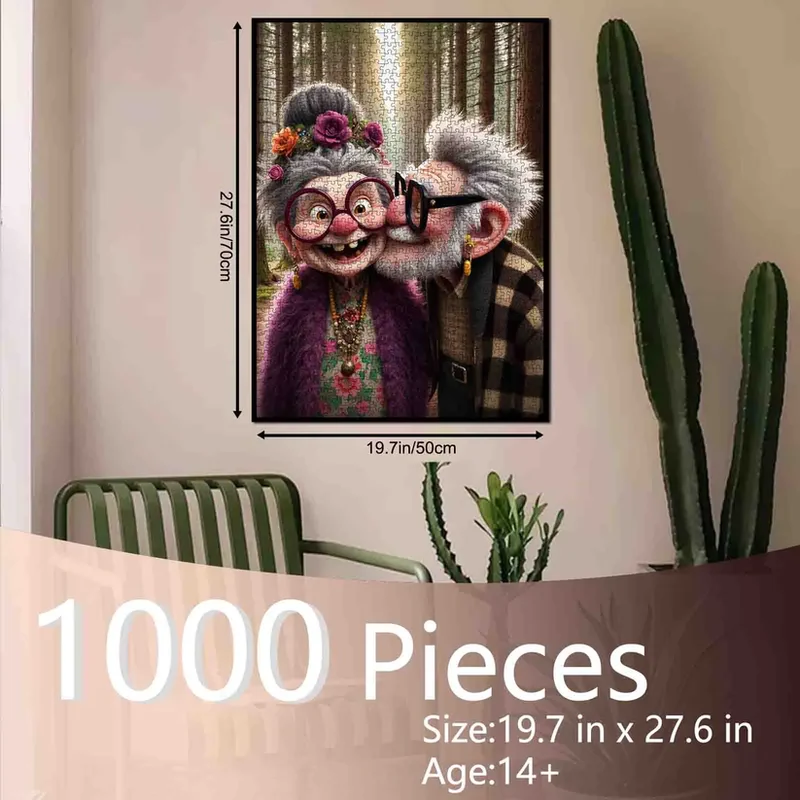 Playful Seniors - Sweet Forest Kiss (1000pcs)