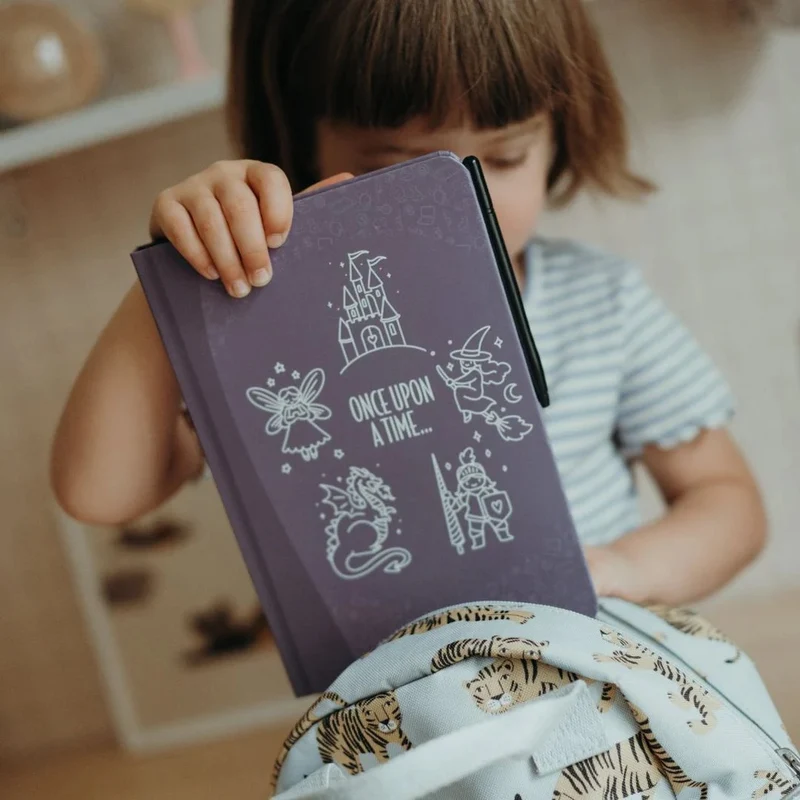 Grafiktablett zum Zeichnen mit Vorlagen Kidydraw Mini – Ozean & Piraten