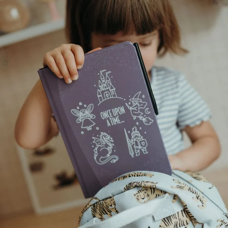 Grafiktablett zum Zeichnen mit Vorlagen Kidydraw Mini – Es war einmal vor langer Zeit