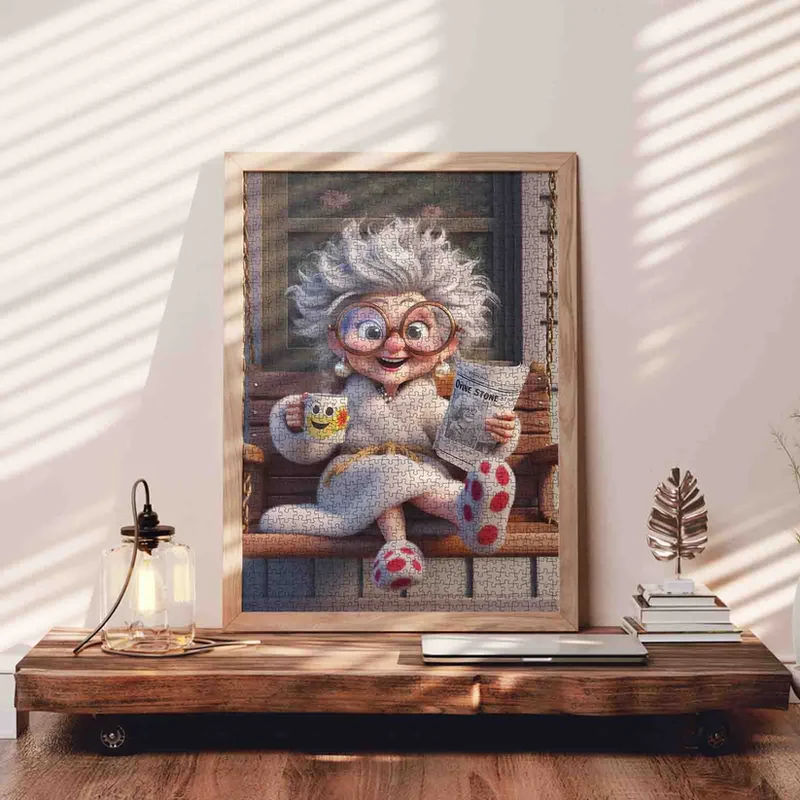 Playful Seniors - Cozy Morning Granny (1000pcs)