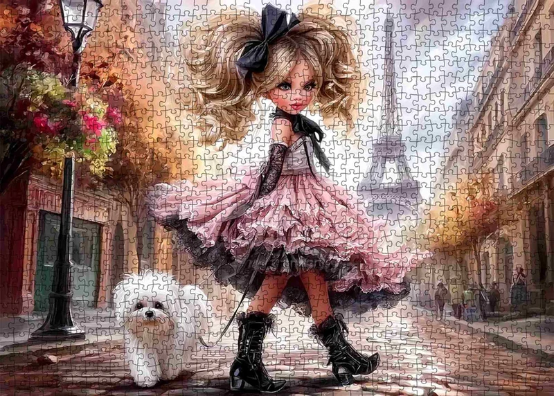 Paris Fashion Stroll Girl (1000pcs)