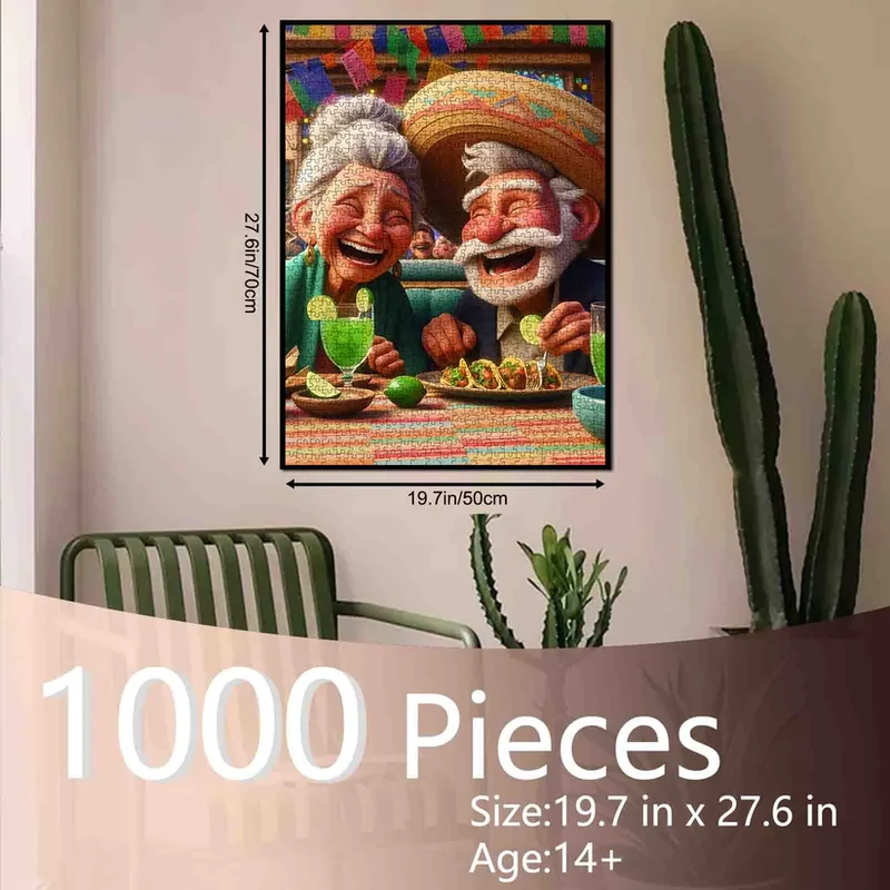 Playful Seniors - Joyful Taco Feast Elders (1000pcs)