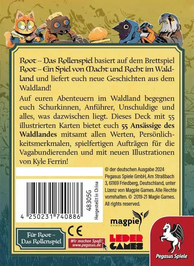 Waldlanddeck - Root - Das Rollenspiel, deutsch (Erw.)