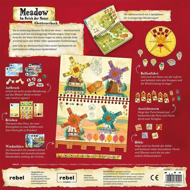 Abenteuerbuch - Meadow: Im Reich der Natur, deutsch (Erw.)