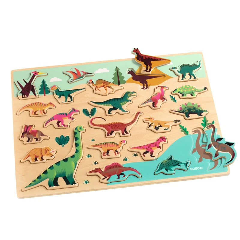 Holzpuzzle – Dinosaurier