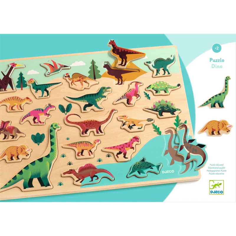 Holzpuzzle – Dinosaurier