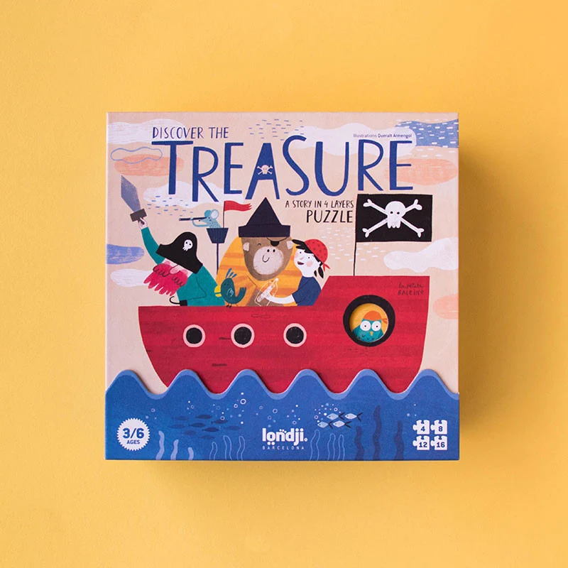Progressive Puzzles für Kinder – Entdecke Schätze