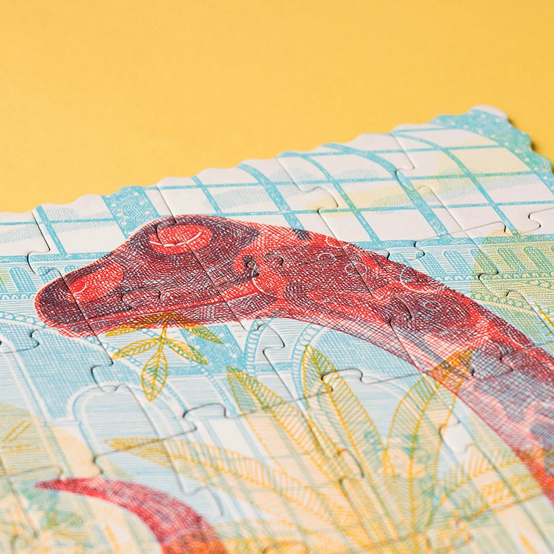 Lernpuzzle mit Spiel – Entdecke die Welt der Dinosaurier