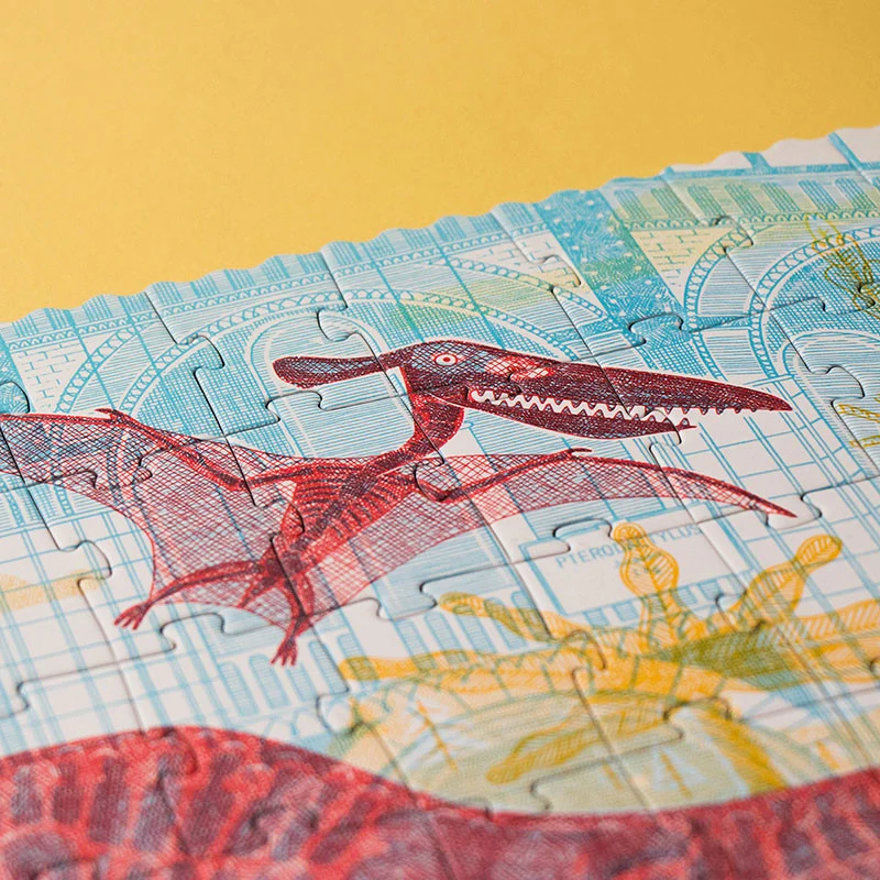 Lernpuzzle mit Spiel – Entdecke die Welt der Dinosaurier