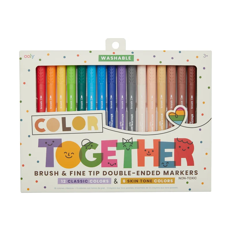 Klassische Farben & Hauttöne Filzstifte – Color Together