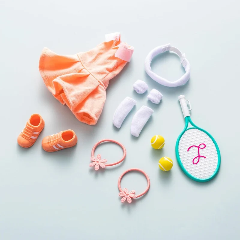Puppenzubehör – Tennisspielerin