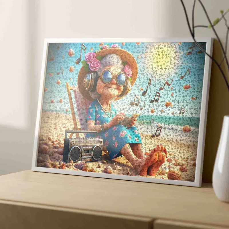 Playful Seniors - Joyful Music Beach Granny (1000pcs)