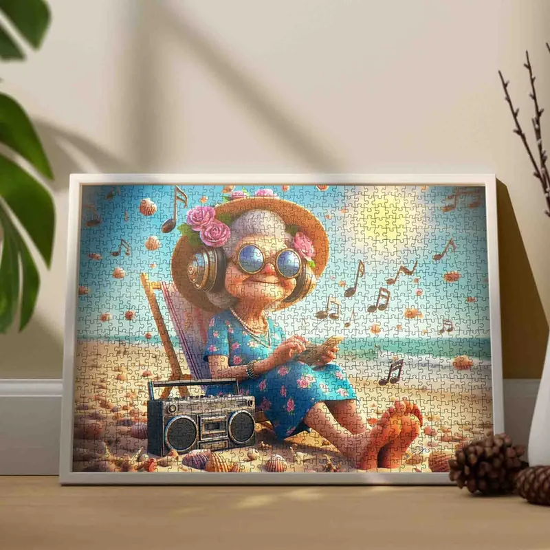 Playful Seniors - Joyful Music Beach Granny (1000pcs)
