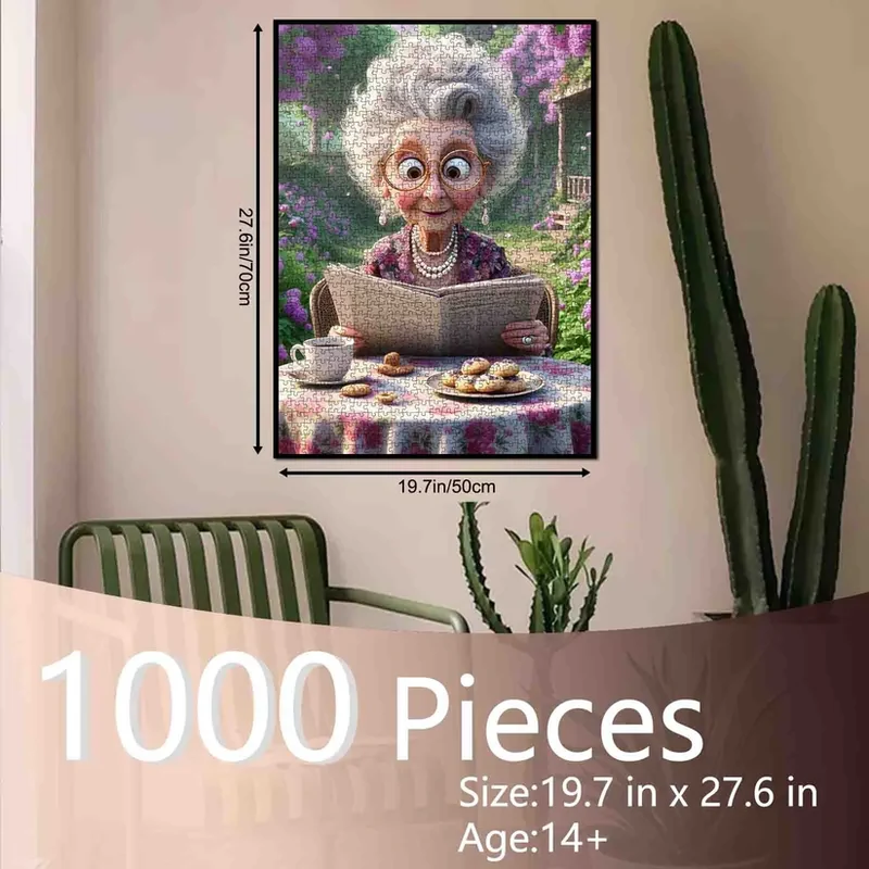 Playful Seniors - Grandma's Garden Tea Time (1000pcs)