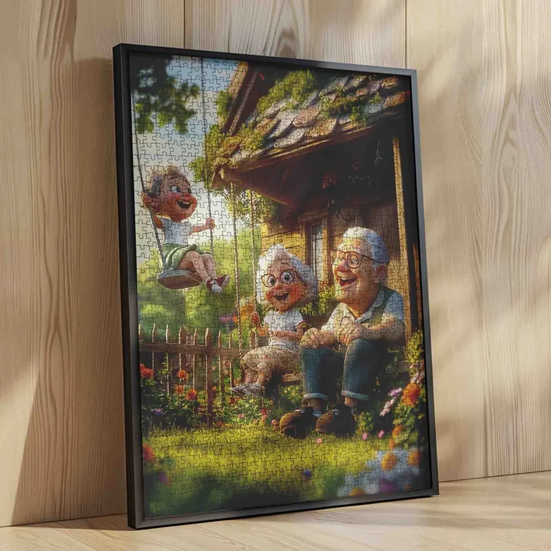 Playful Seniors - Grandparents Garden Swing (1000pcs)