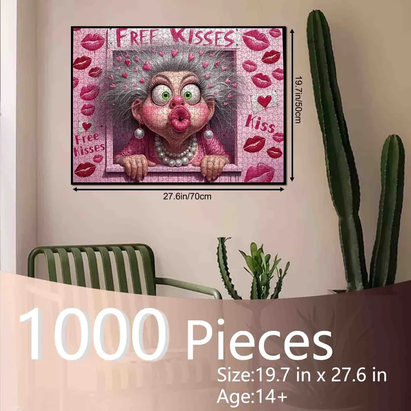 Playful Seniors - Playful Kiss Granny Window (1000pcs)