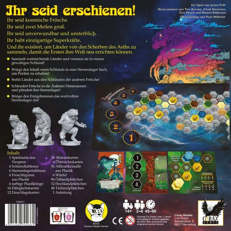 Cosmic Frog, deutsch
