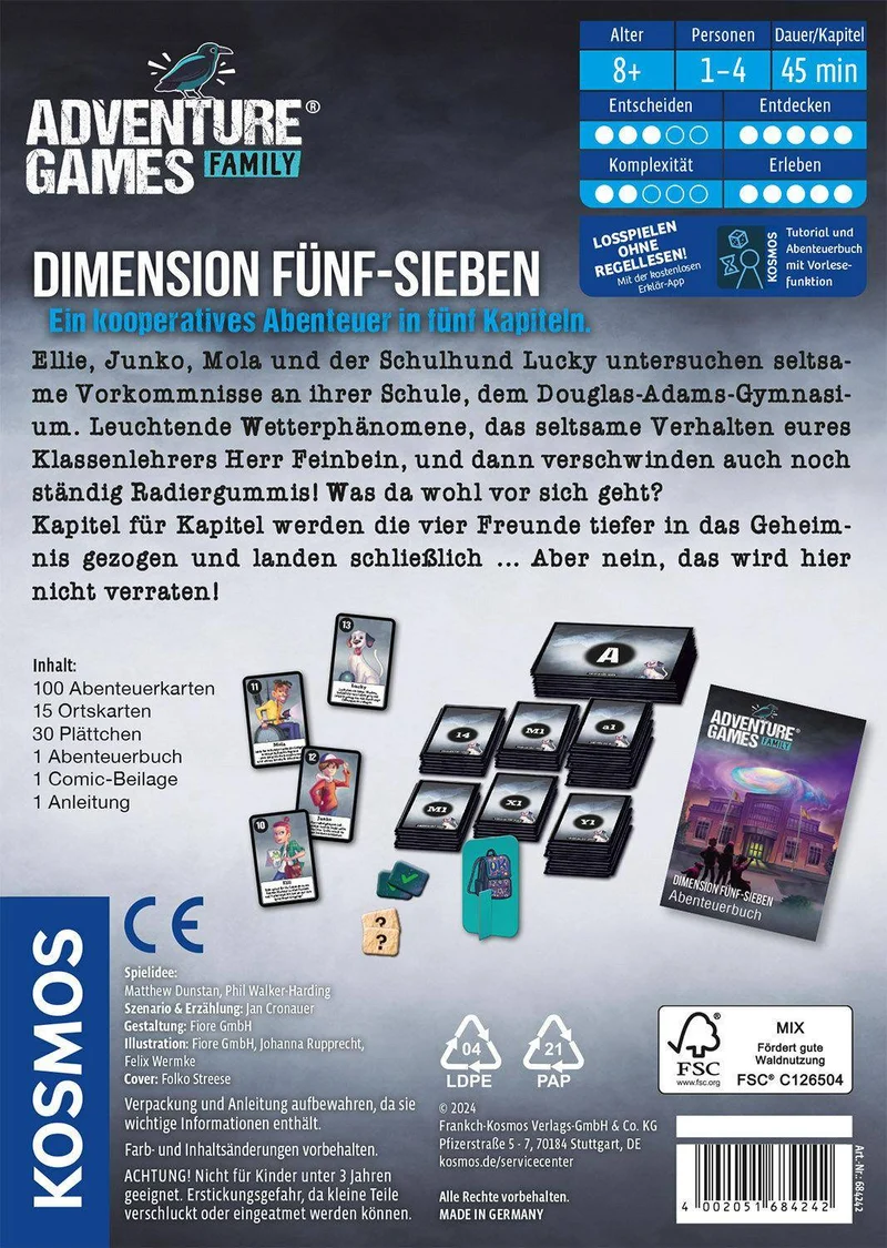 Dimension 5-7 - Adventure Games Family, deutsch