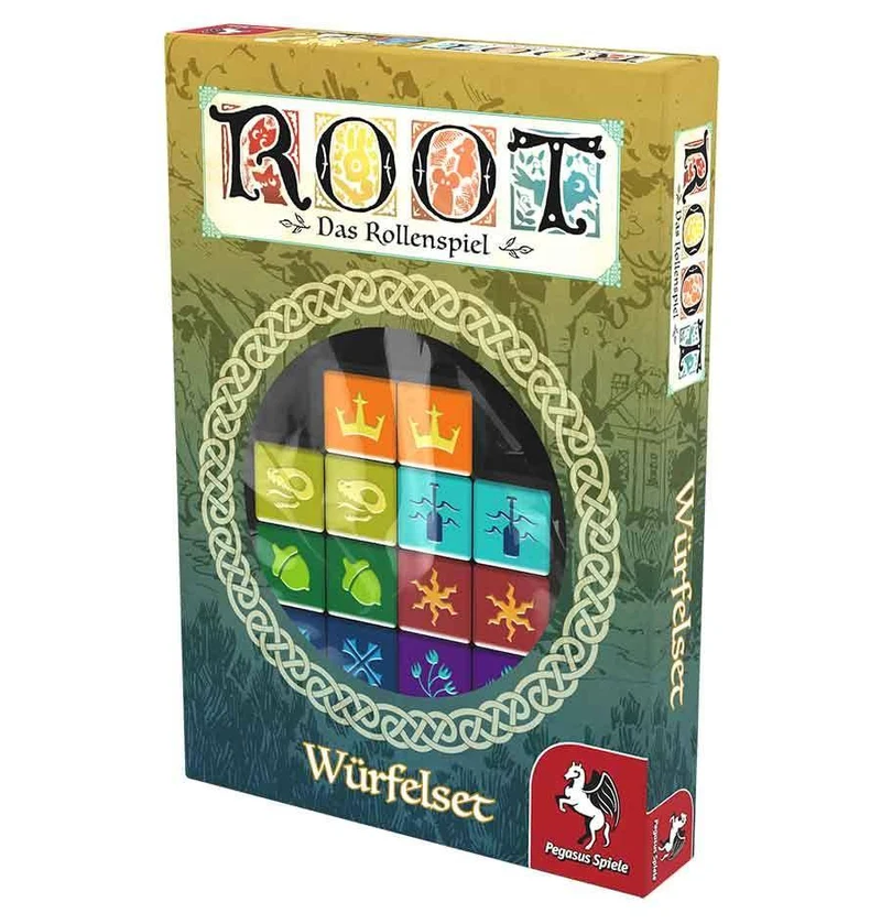 Würfelset - Root - Das Rollenspiel, deutsch