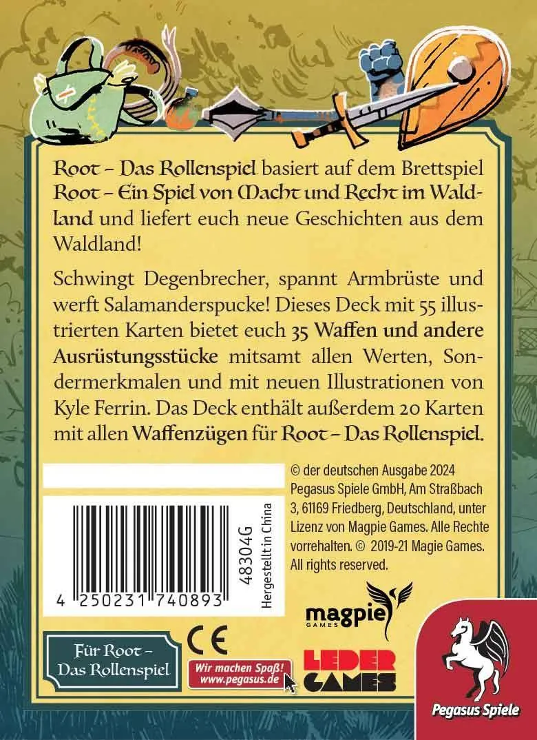 Ausrüstungsdeck - Root - Das Rollenspiel, deutsch (Erw.)