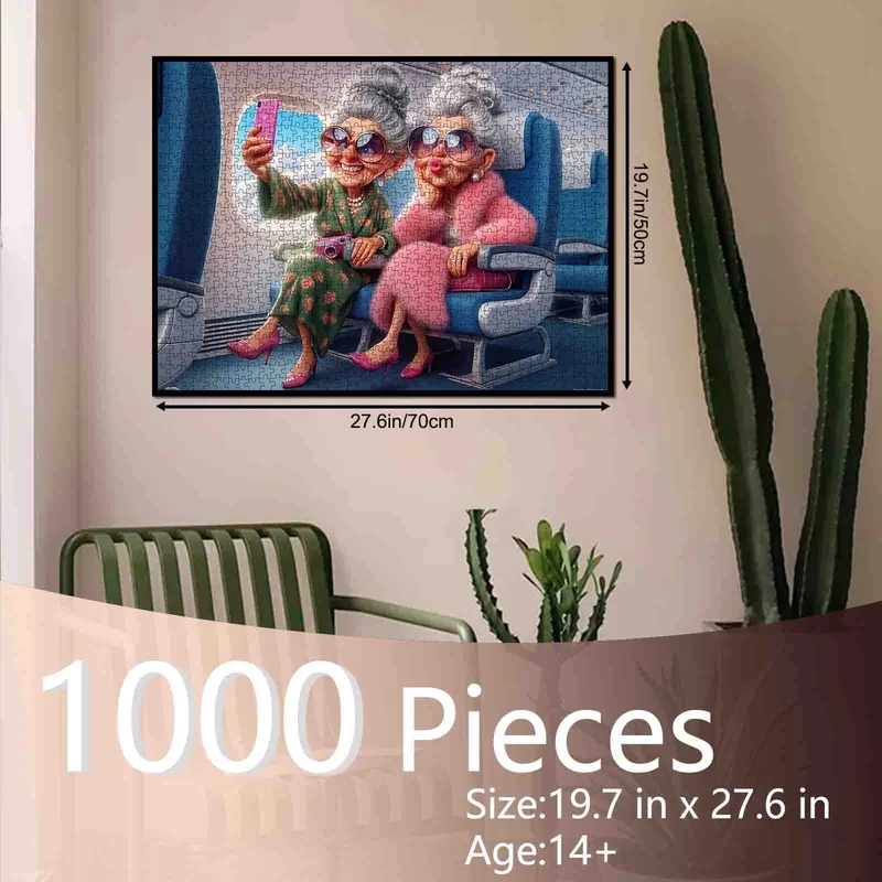 Playful Seniors - Glamorous Grandmas Selfie (1000pcs)