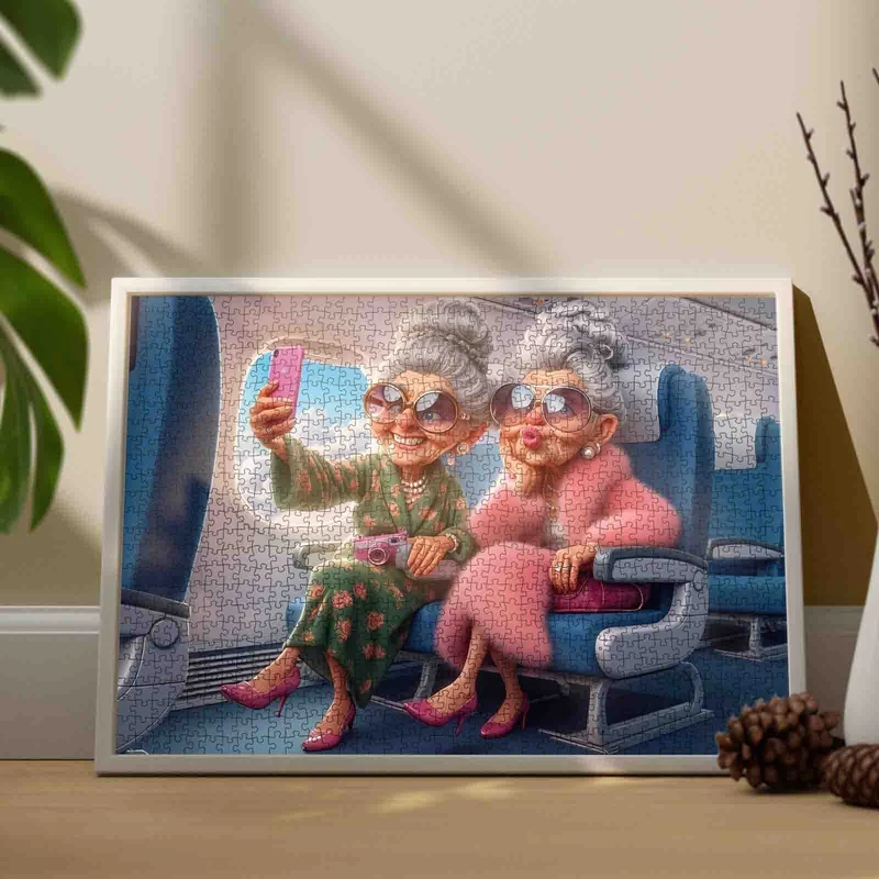 Playful Seniors - Glamorous Grandmas Selfie (1000pcs)