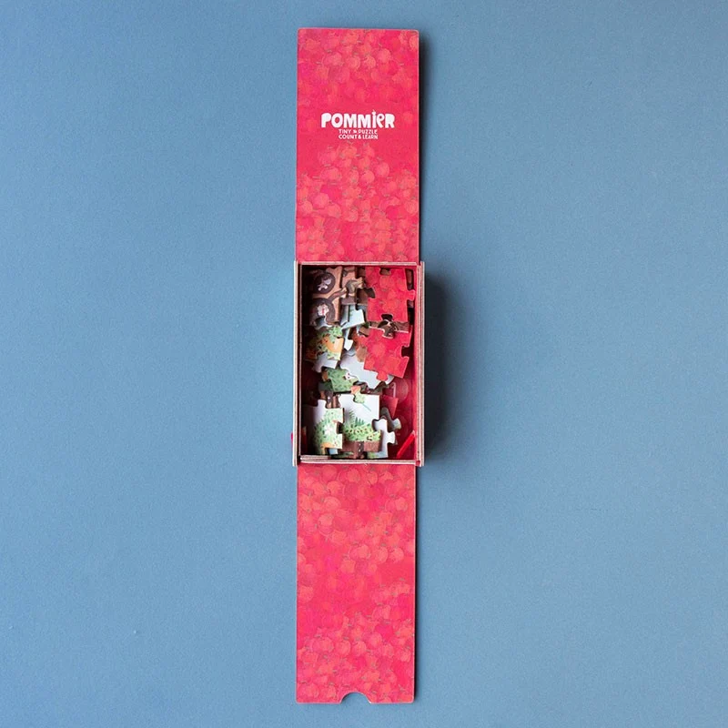 Taschenpuzzle mit Beobachtungsspiel – Apfelbaum 36 Teile
