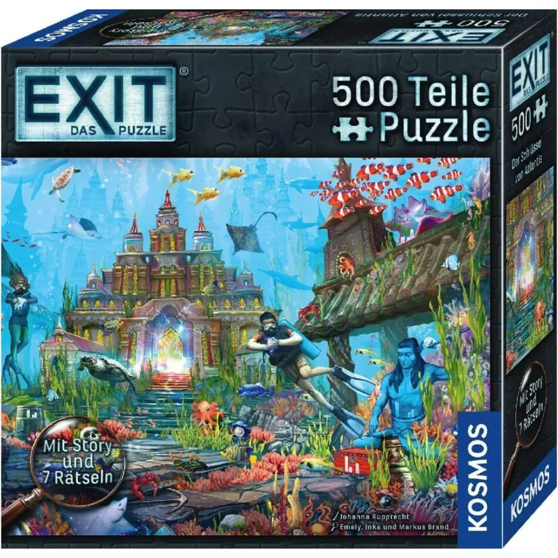 Kosmos EXIT® - Der Schlüssel von Atlantis - Spiel und Puzzle