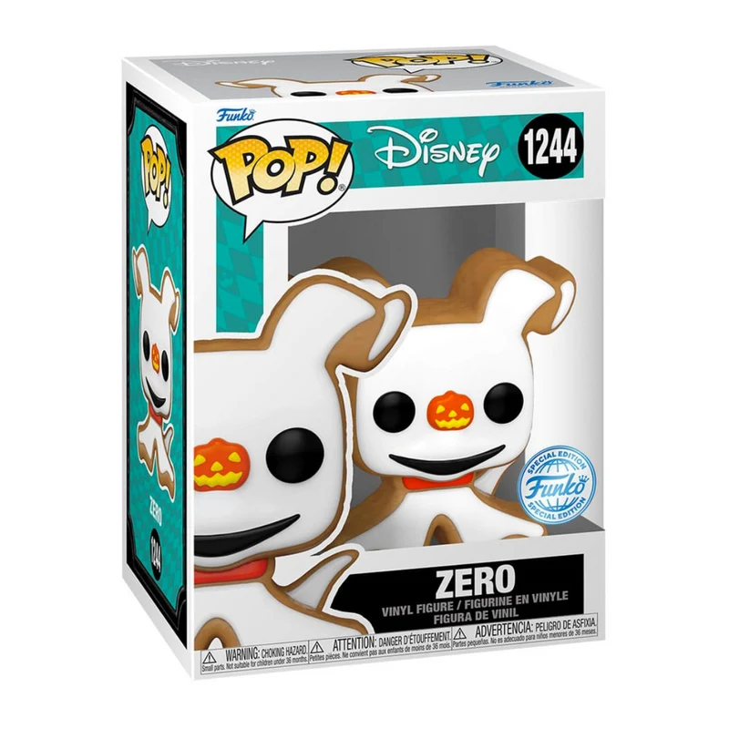 Nightmare before Christmas - POP! Disney Vinyl Figur Zero (Gingerbread) 9 cm