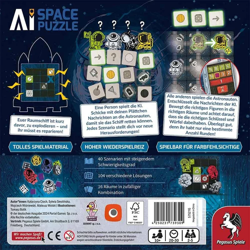 AI Space Puzzle (Portal Games), deutsch