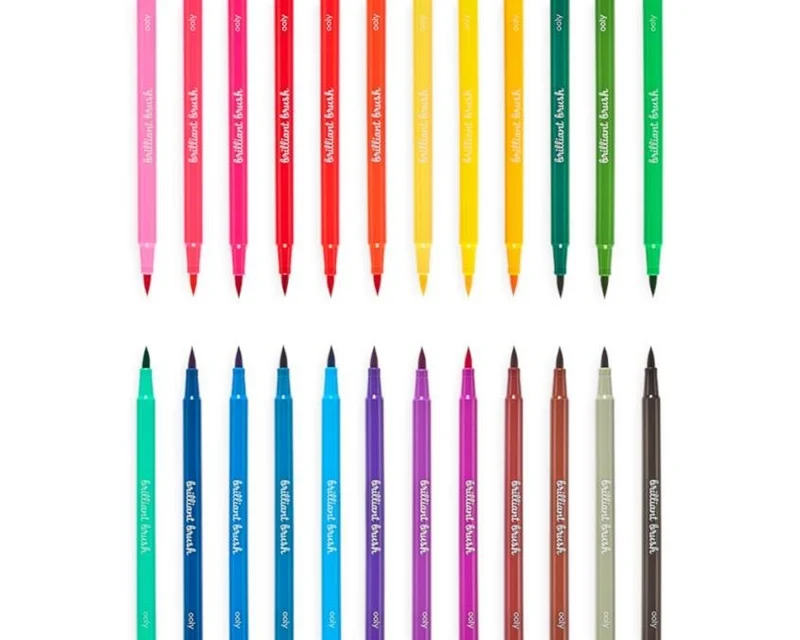 Pinselkopf-Filzstifte – Brilliant Brush, 24er-Set