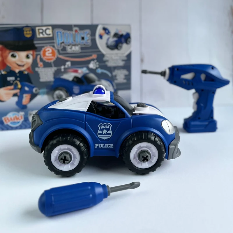 Bausatz zum Zusammenbauen – Ferngesteuertes Polizeiauto