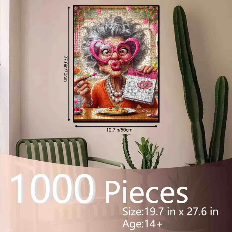 Playful Seniors - Playful February Love Granny (1000pcs)