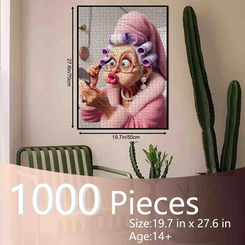 Playful Seniors - Glamorous Granny Makeup (1000pcs)
