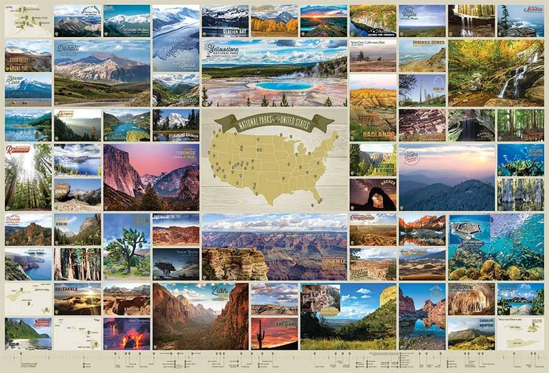 PFG National Parks of the United States (Usage/Used - PUZZLES FOR GOOD)