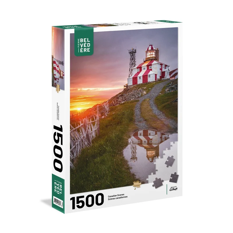 PFG Cape Bonavista Lighthouse (1500pcs) (Usage/Used - PUZZLES FOR GOOD)