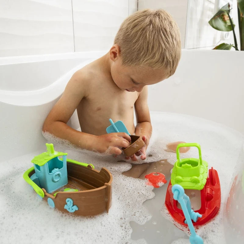 Fischerboot – 3-in-1 Badespielzeug