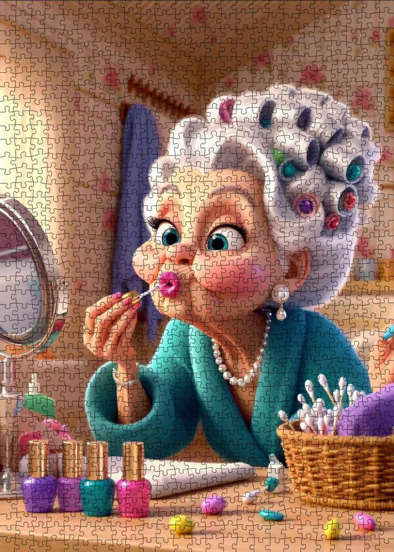 Playful Seniors - Playful Makeup Morning (1000pcs)